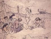 Jules Pascin Youner Yida and Beggar china oil painting artist
